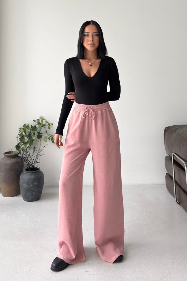 Pantaloni Palazzo elasticizați HS708