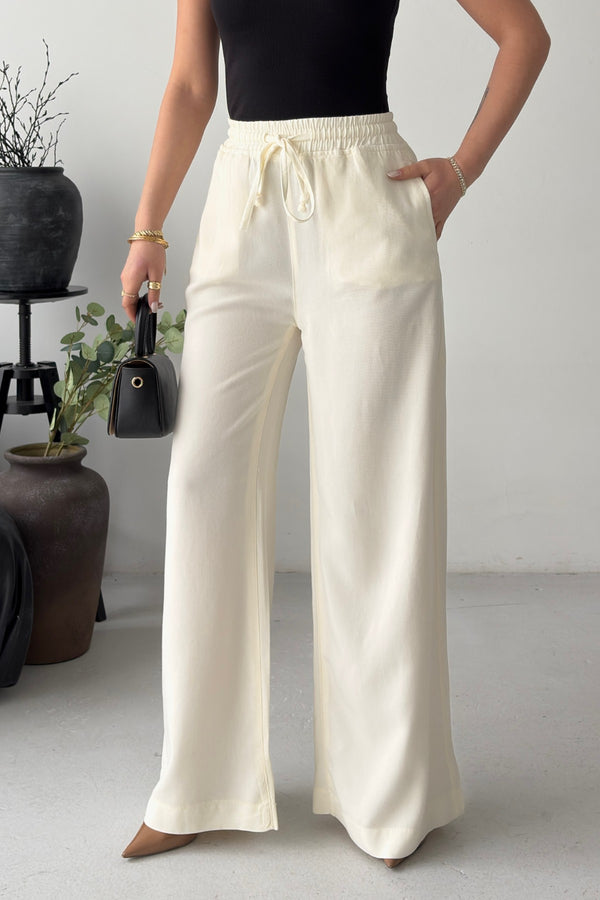 Pantaloni Palazzo elasticizați 7150