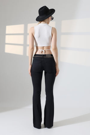 Push Up İspanyol Kot Pantolon 7108
