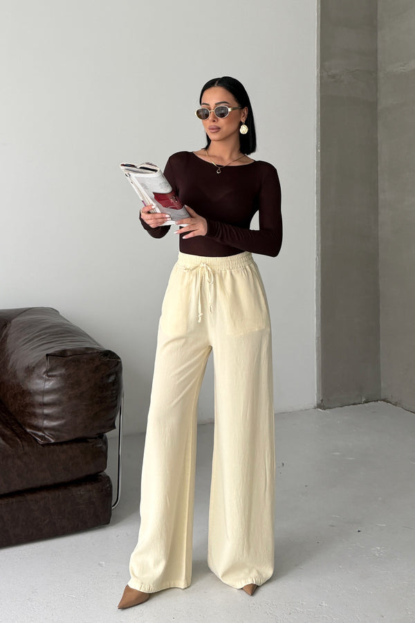 Pantaloni Palazzo elasticizați HS708