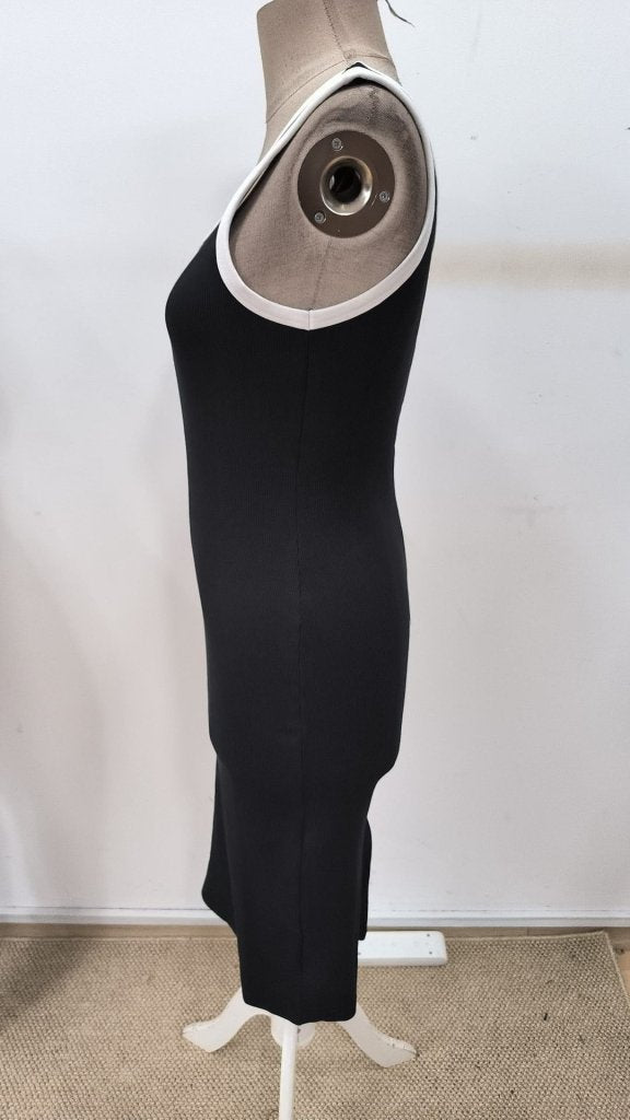 Rochie midi cu corset, cu guler rotund și bretele, pentru femei, 30639