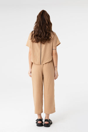 Kadın Bel Fermuarlı Ayrılabilen Tulum - 31191TLM