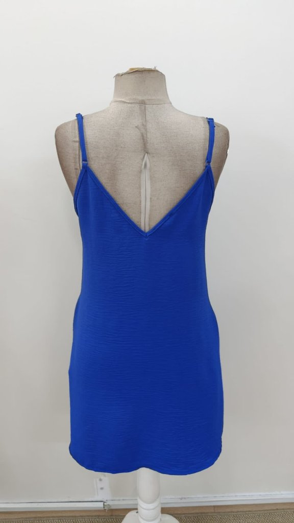 Rochie scurtă Aerobin pentru femei, cu bretele, decolteu în V, 31284