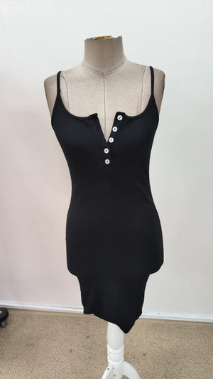 Rochie scurtă cu corset, cu bretele și nasturi în față, pentru femei, 31339