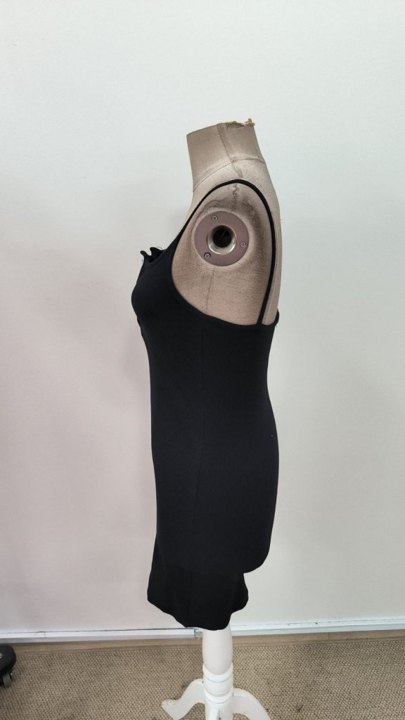 Rochie scurtă cu corset, cu bretele și nasturi în față, pentru femei, 31339