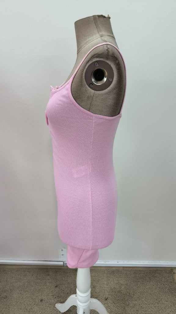 Rochie scurtă cu corset, cu bretele și nasturi în față, pentru femei, 31343