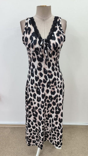 Rochie lungă Supreme pentru femei, cu decolteu adânc în V și șireturi, cu bretele, 31559