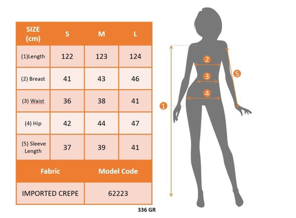 Rochie lungă din crep importat, cu mânecă Truvakar, guler rotund, fără curea, cu crăpături, pentru femei, 33370
