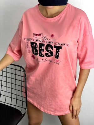 Best T-Shirt - Pembe