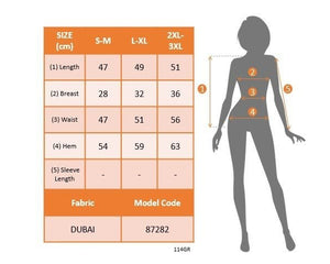 Kadın Omuzlardan Açık Lastikli Fırfırlı Dubai Bluz, 34284