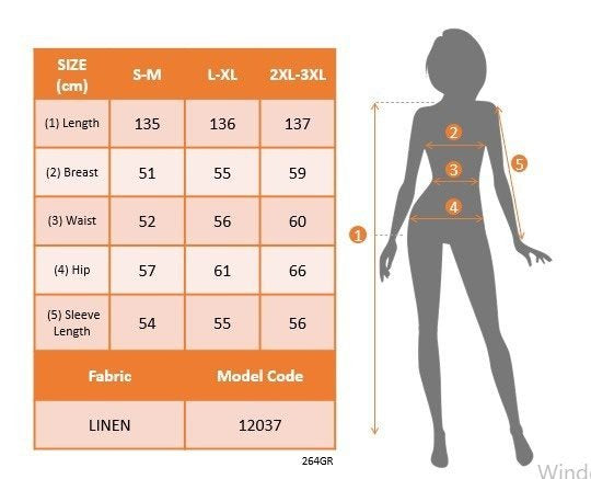 Rochie lungă pentru femei, cu mânecă lungă, guler, nasturi în față, croială largă, detalii cu detaliu, 34354