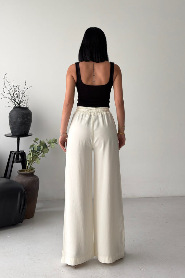 Pantaloni Palazzo elasticizați 7150