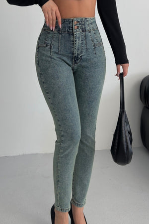 Pensli Skinny Kot Pantolon 7053