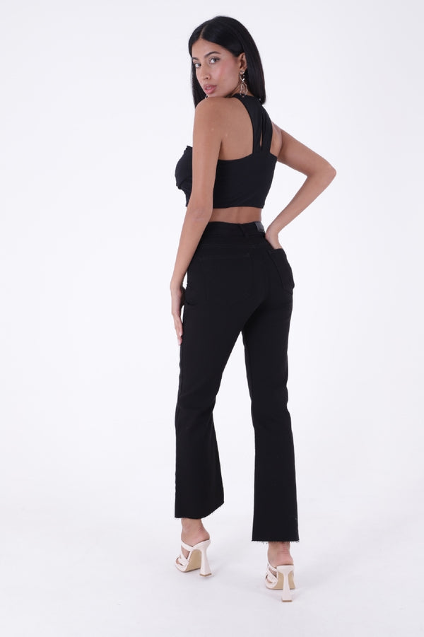 Blugi spanioli cu croială mom fit 1706