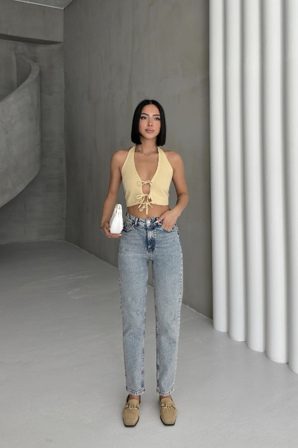 Blugi din denim Lycra Click 7036