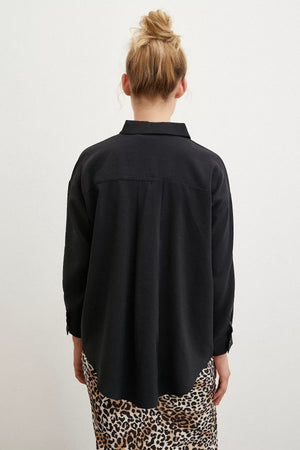 Basic Modal Gömlek - Siyah