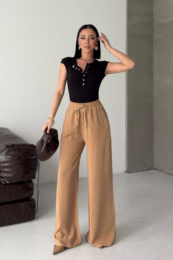 Pantaloni Palazzo elasticizați HS708