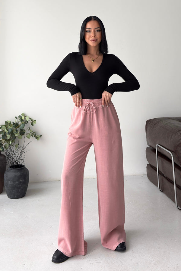 Pantaloni Palazzo elasticizați HS708