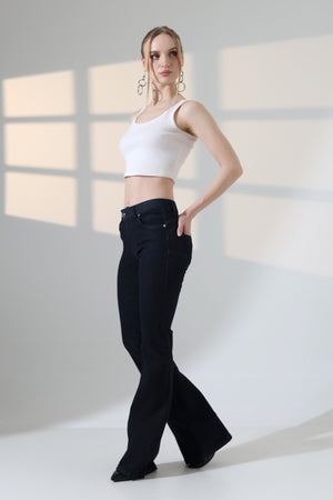 Push Up İspanyol Kot Pantolon 7108