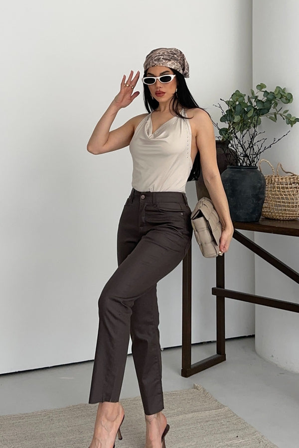 Pantaloni Mom Fit 7072