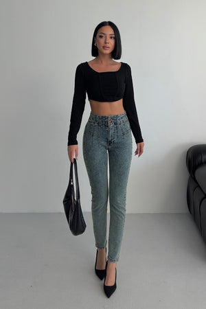 Pensli Skinny Kot Pantolon 7053