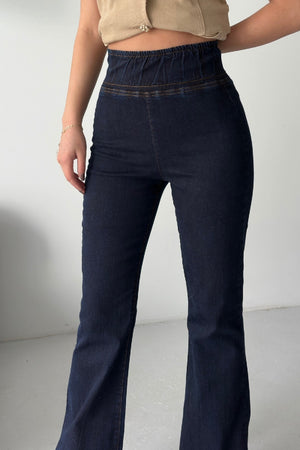 Beli Lastikli Tayt Pantolon 7086