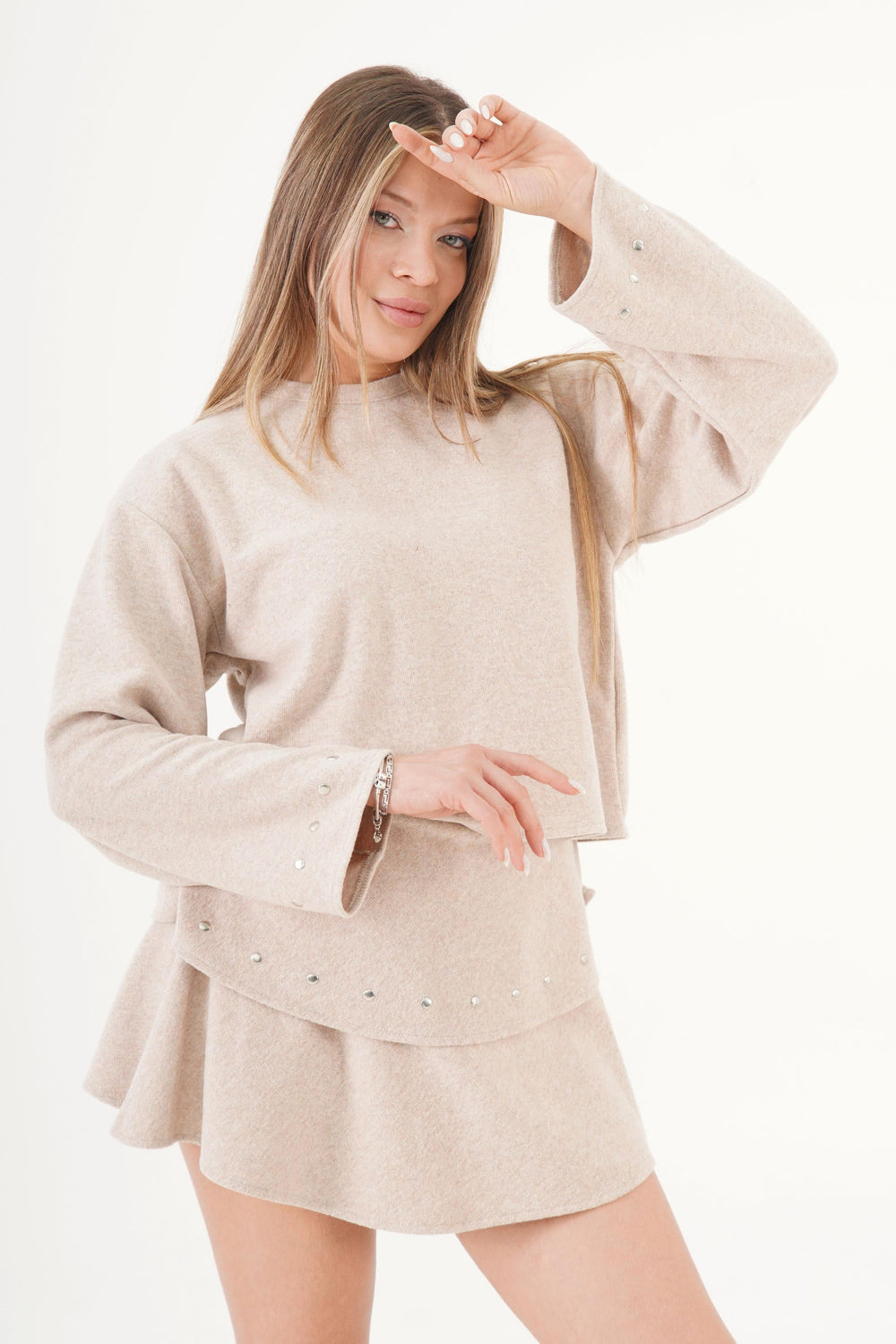 Selanik Katlı Taşlı Toptan Taş Etek Taş S