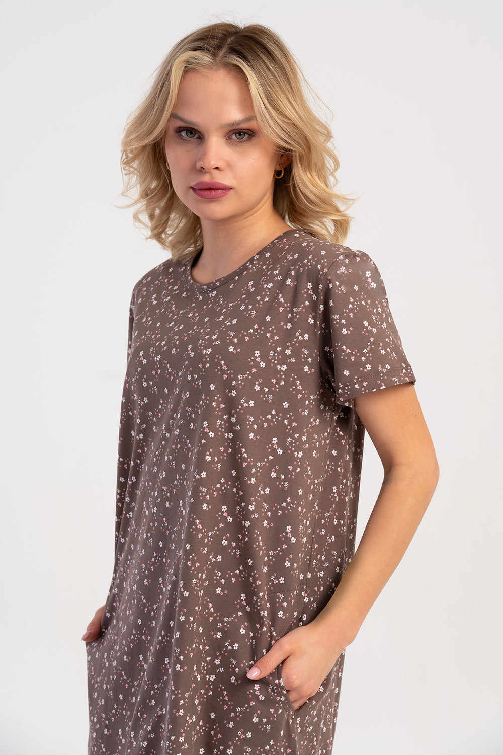 KADIN P.SUPREM O YAKA KISA KOL ETEGI OVAL CEPLI TUNIK