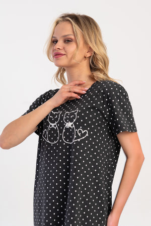 KADIN P.SUPREM O YAKA KISA KOL ETEGI OVAL TUNIK