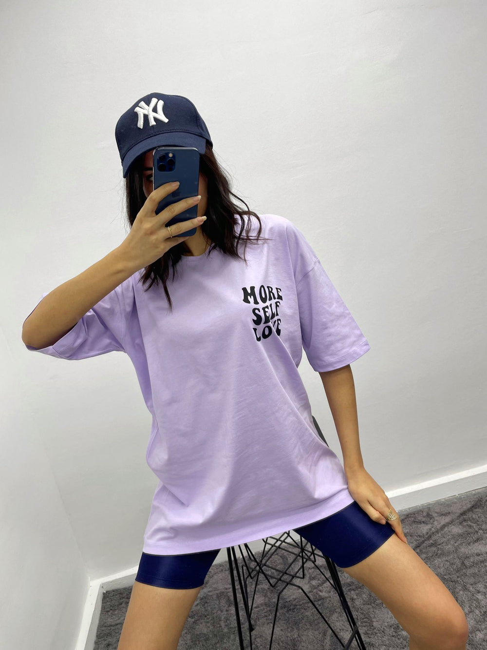 Tricou More Self - Liliac
