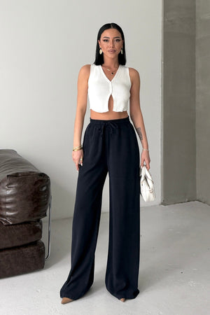 Pantaloni Palazzo elasticizați HS708