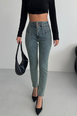 Pensli Skinny Kot Pantolon 7053