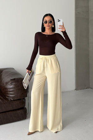 Pantaloni Palazzo elasticizați HS708