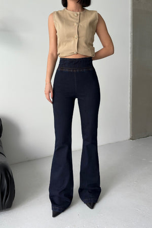 Beli Lastikli Tayt Pantolon 7086