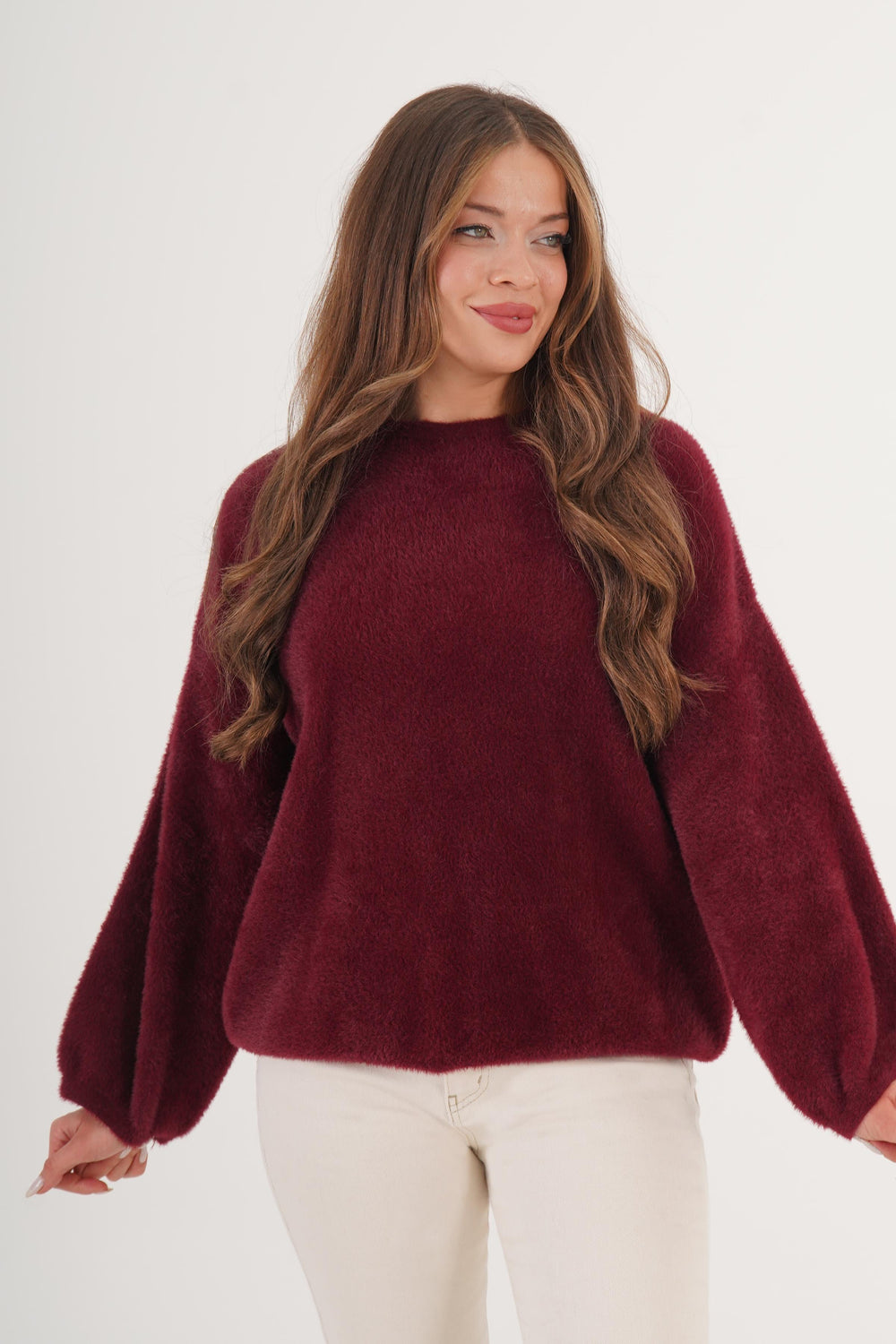 Salaş Kesim Toptan Yumoş Bordo Kazak Bordo STD