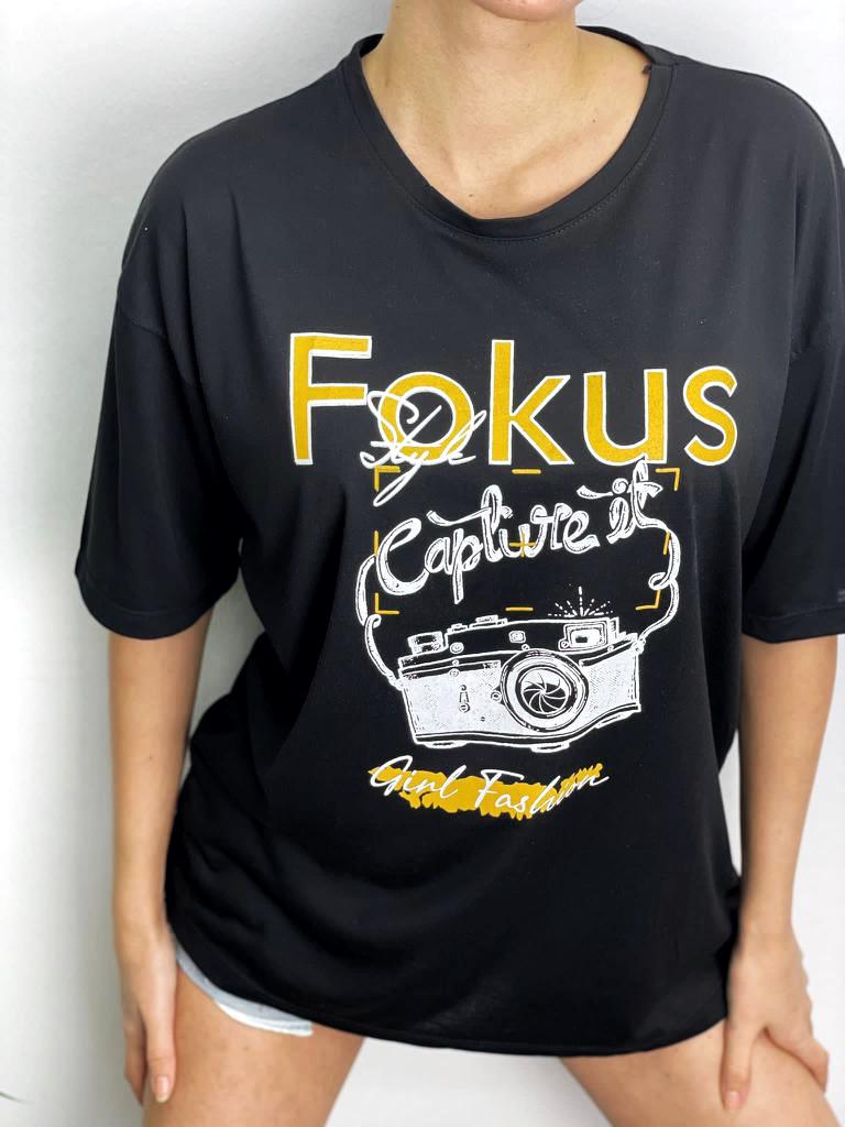 Fokus T-Shirt - Siyah