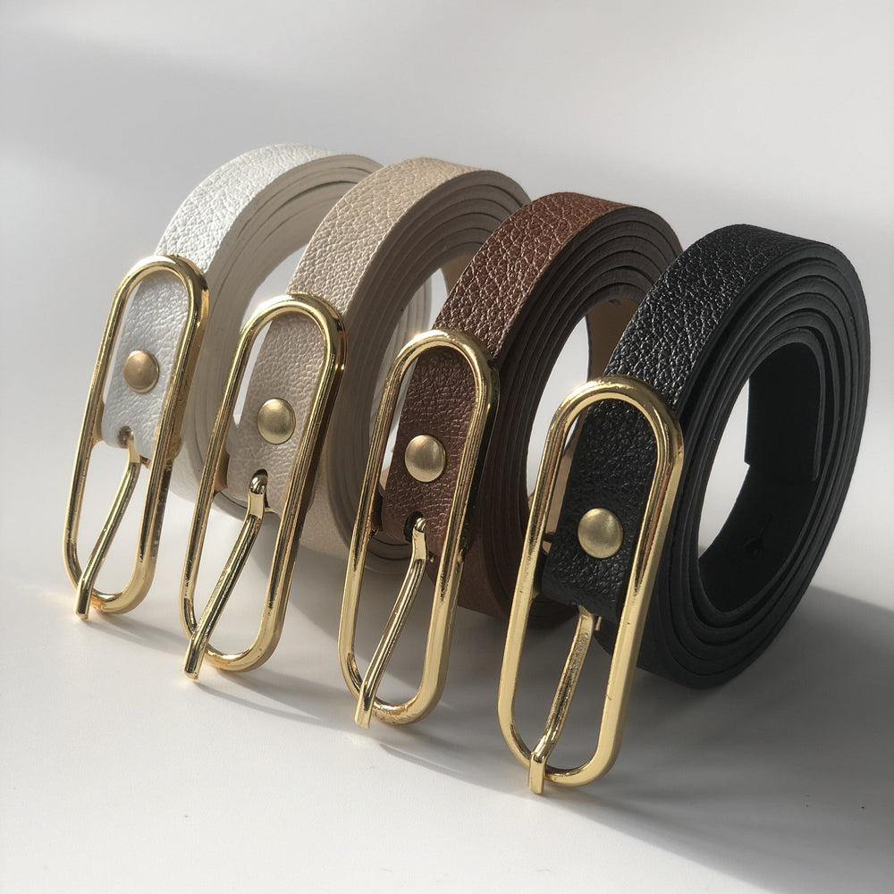 4'lü Geniş Tokalı İnce Kadın Kemeri