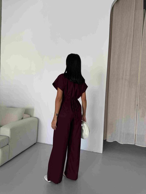 Yelek Takım - Bordo