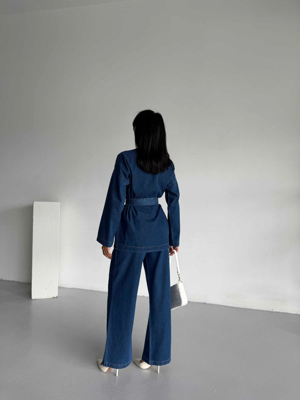 Kimono Kot Takım 1801 - Lacivert
