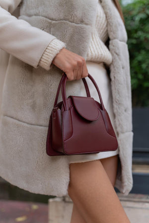 Maja Kapaklı Mini City  Çanta - Bordo