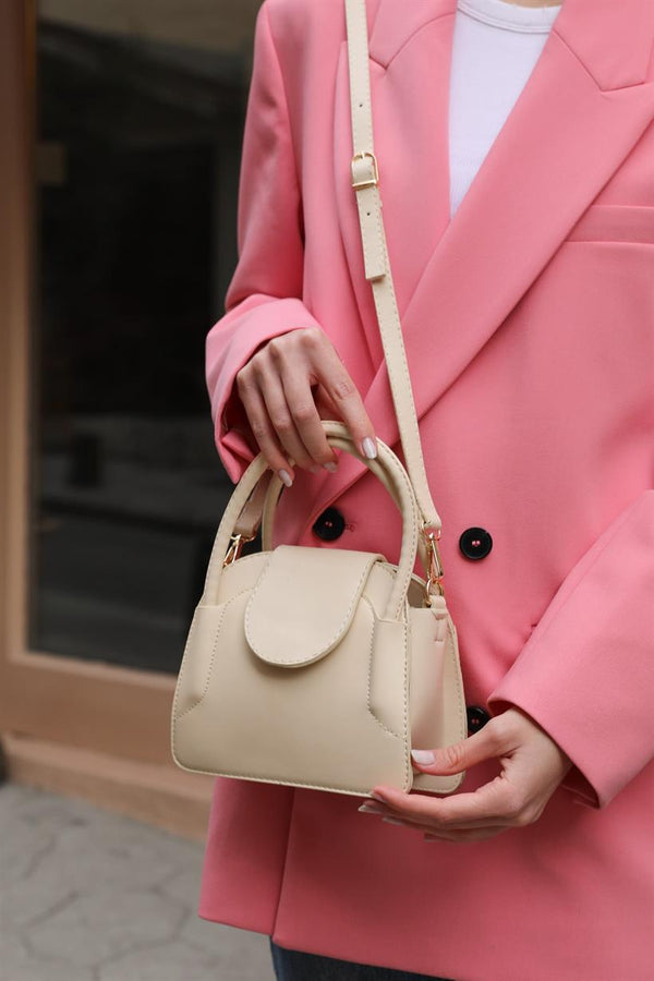 Maja Kapaklı Mini City  Çanta - Bej