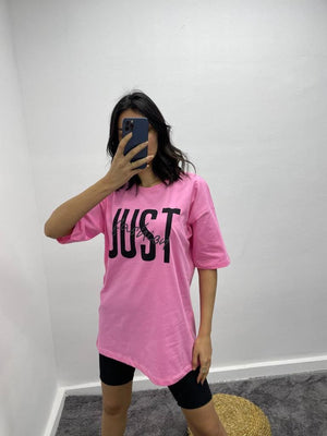 Just T-Shirt - Pembe