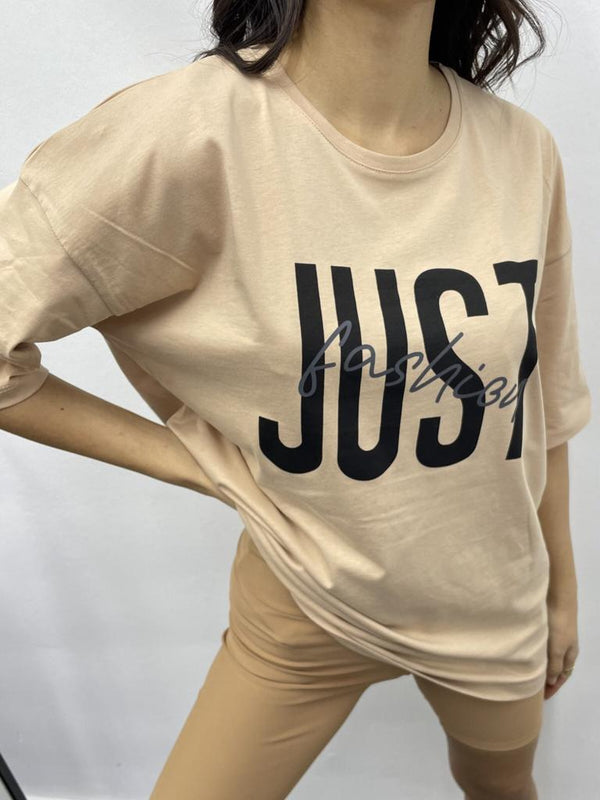 Just T-Shirt - Bej