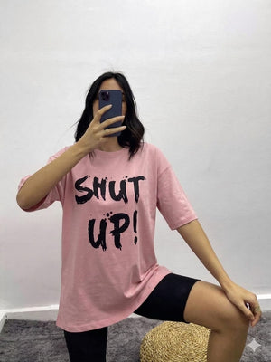 Shut T-Shirt - Pudra