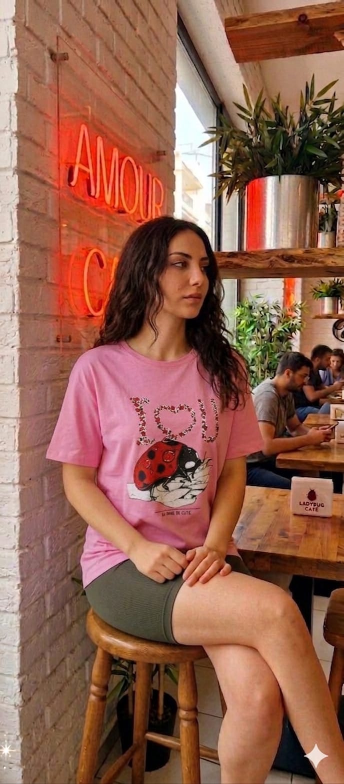 Tricou Buburuză - Roz