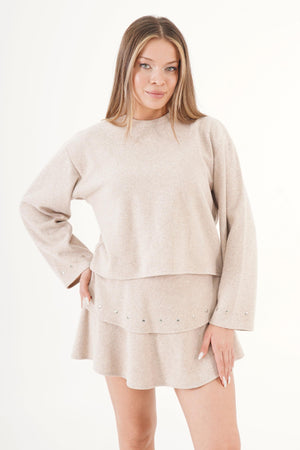 Selanik Katlı Taşlı Toptan Taş Etek