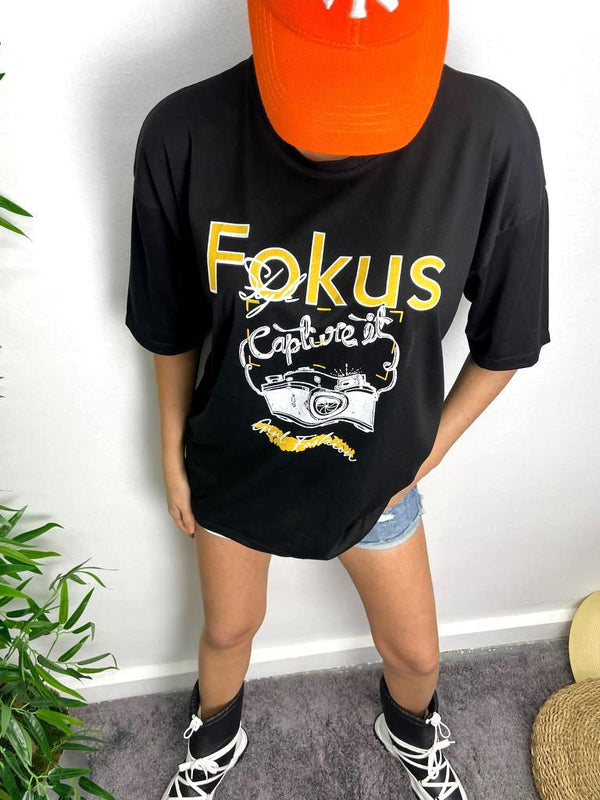 Tricou Focus - Negru