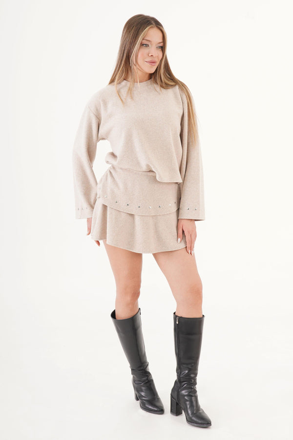 Selanik Katlı Taşlı Toptan Taş Etek