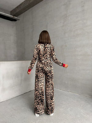 Polo Yaka Toptan T-Shirt - B. Leopar