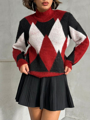 Pulovere en-gros K-Knitwear - Burgundy